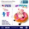 Ollie Oinker the Pig Plushie, Adorable 12" Donut Ring Stuffed Animal for Kids’ Gifts